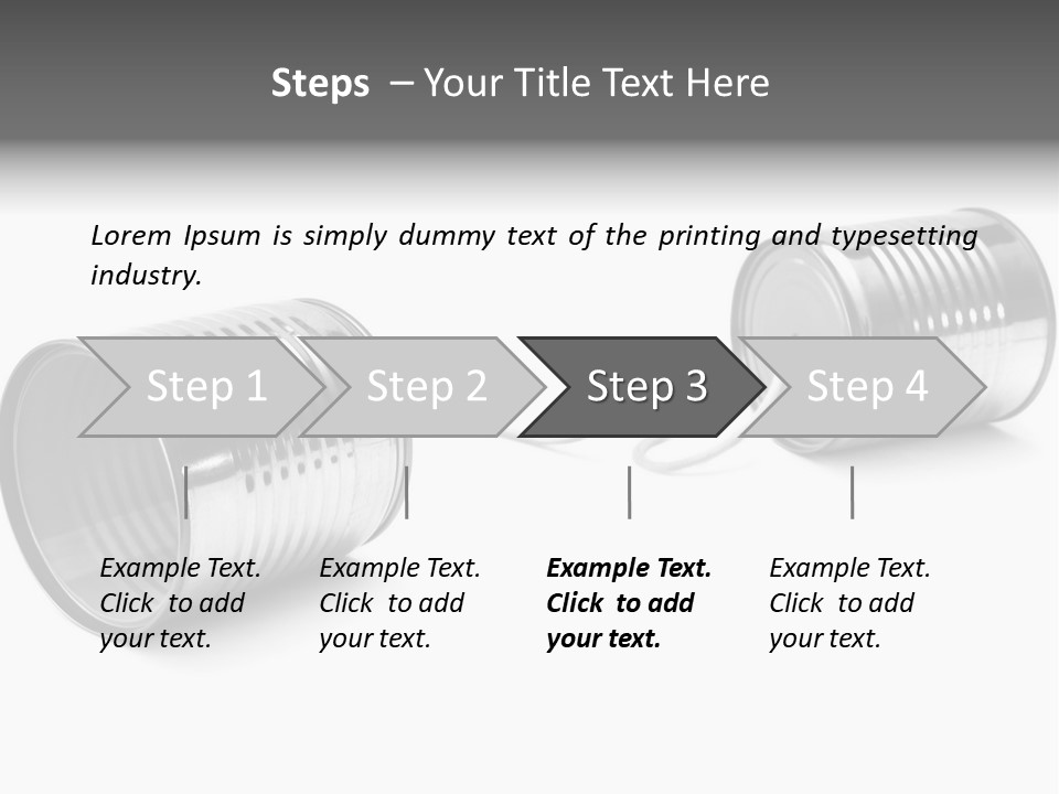 Tin Communication Thread PowerPoint Template