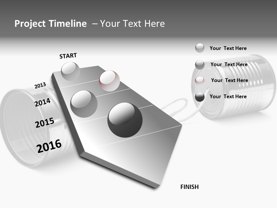 Tin Communication Thread PowerPoint Template