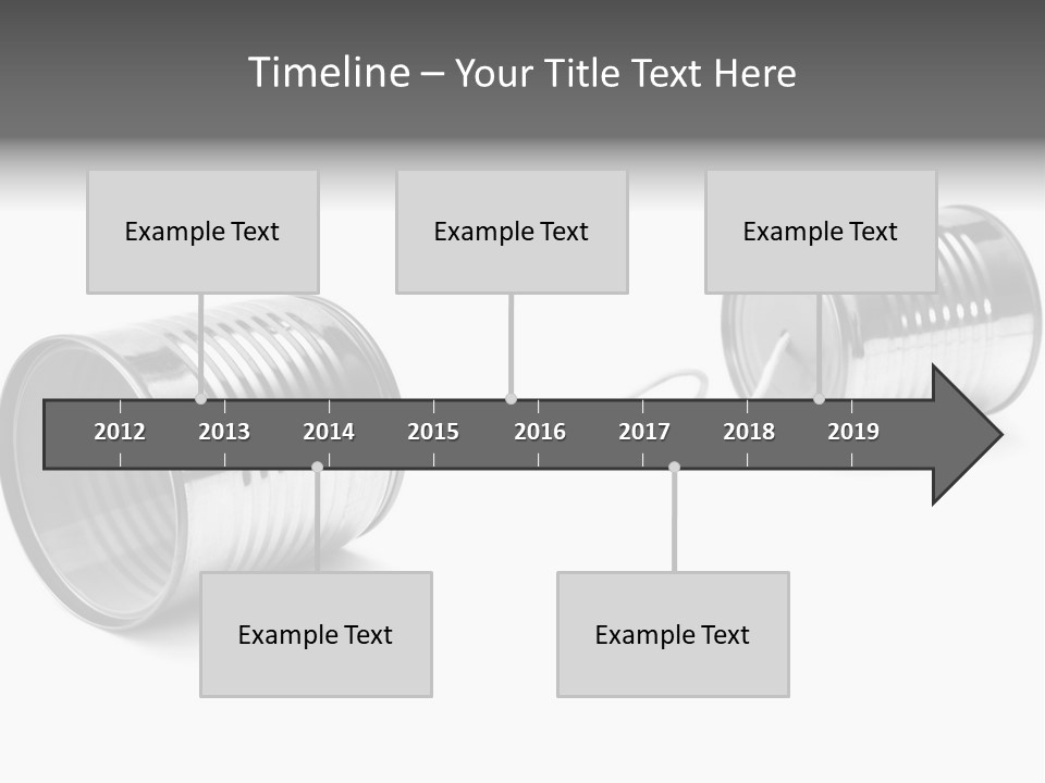 Tin Communication Thread PowerPoint Template
