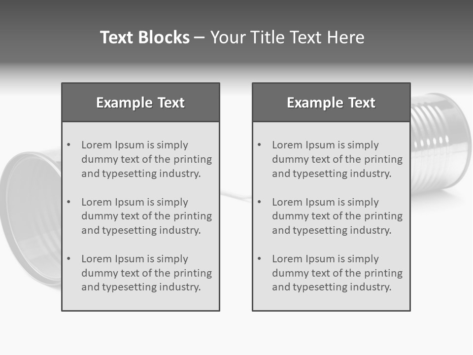 Tin Communication Thread PowerPoint Template