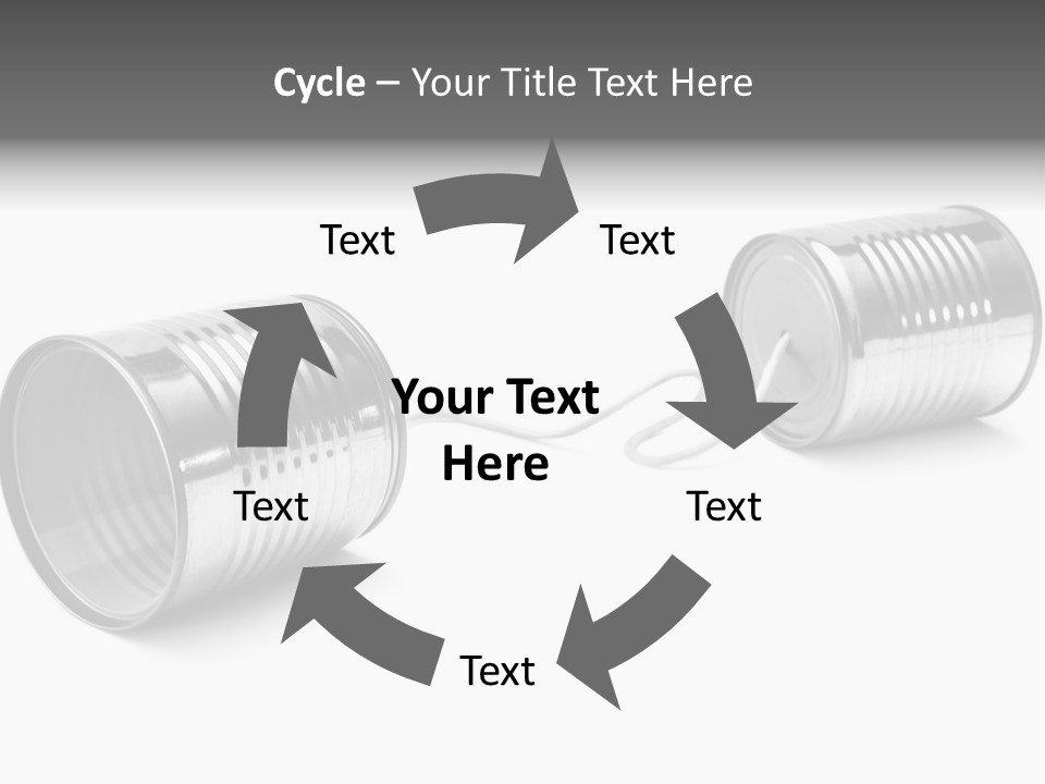 Tin Communication Thread PowerPoint Template