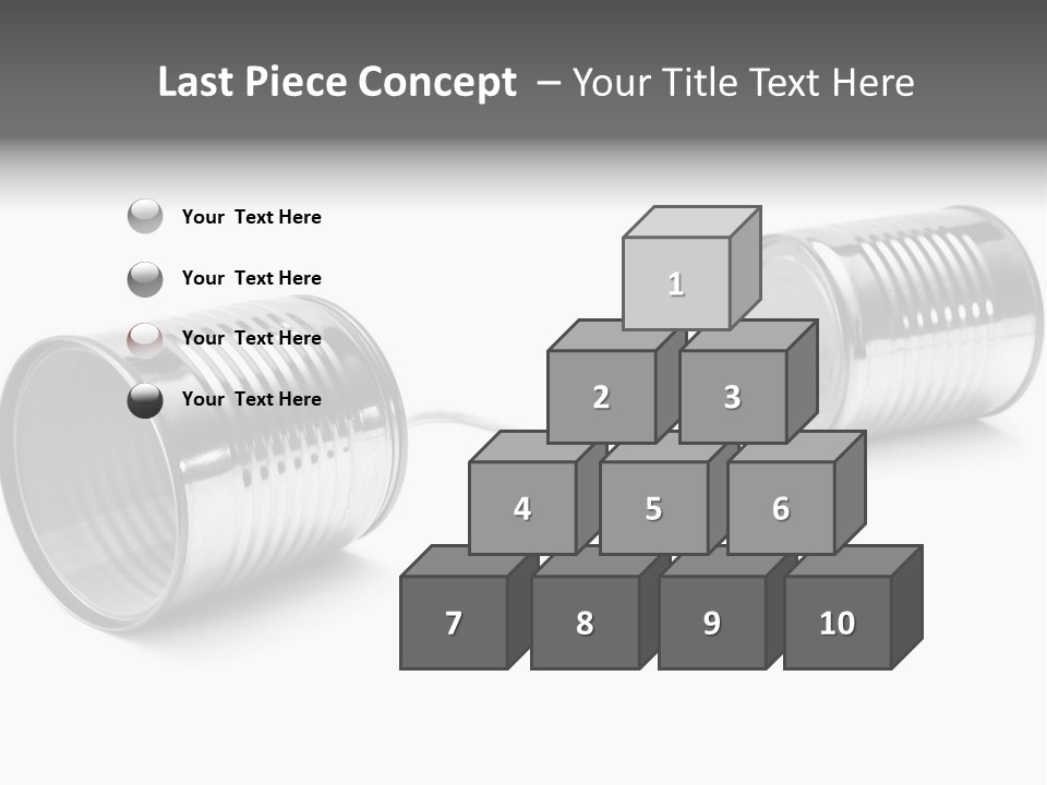 Tin Communication Thread PowerPoint Template