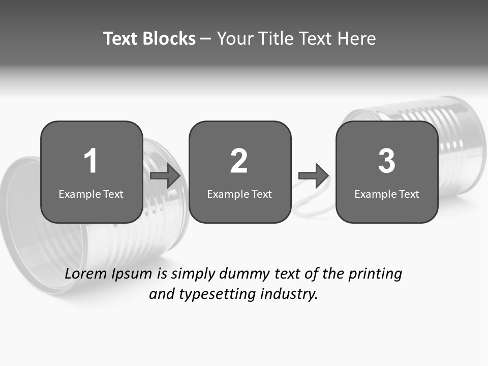 Tin Communication Thread PowerPoint Template