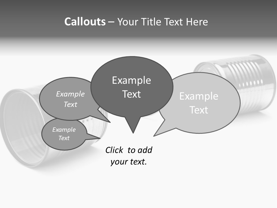 Tin Communication Thread PowerPoint Template
