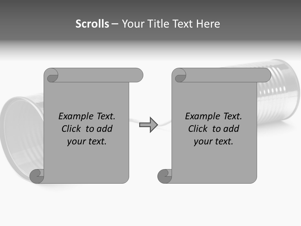 Tin Communication Thread PowerPoint Template