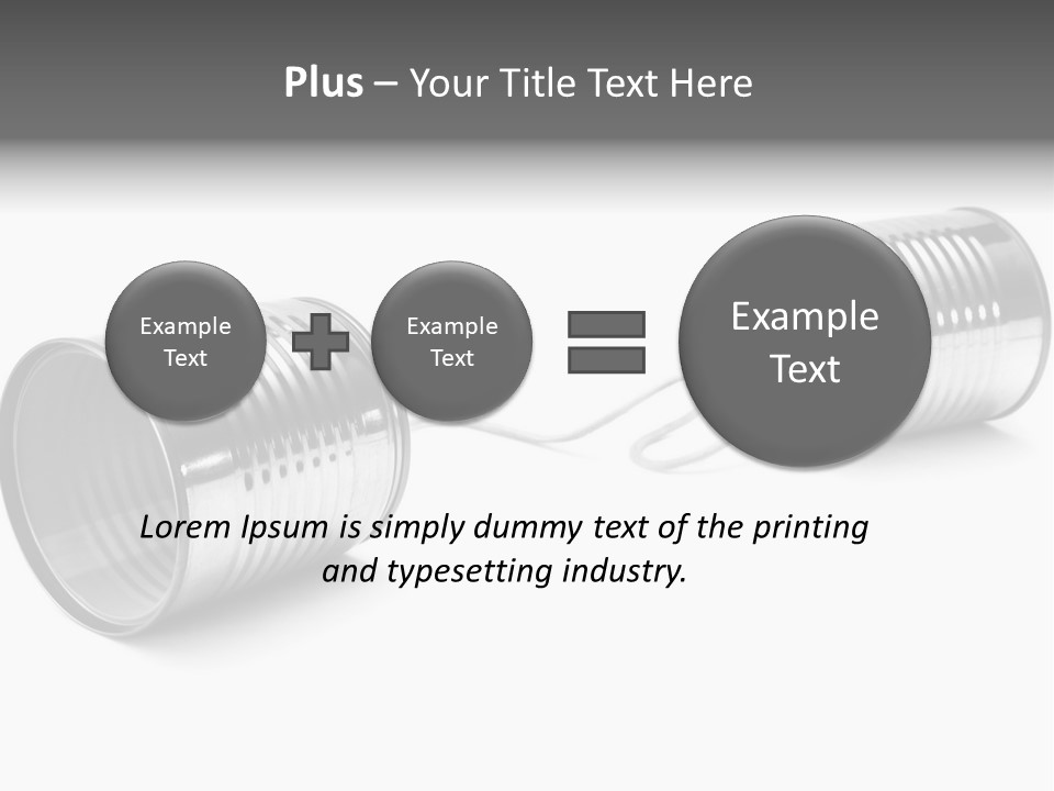 Tin Communication Thread PowerPoint Template