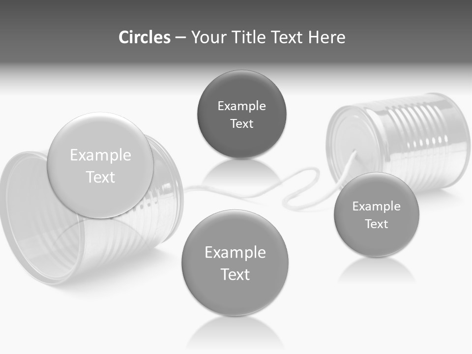 Tin Communication Thread PowerPoint Template