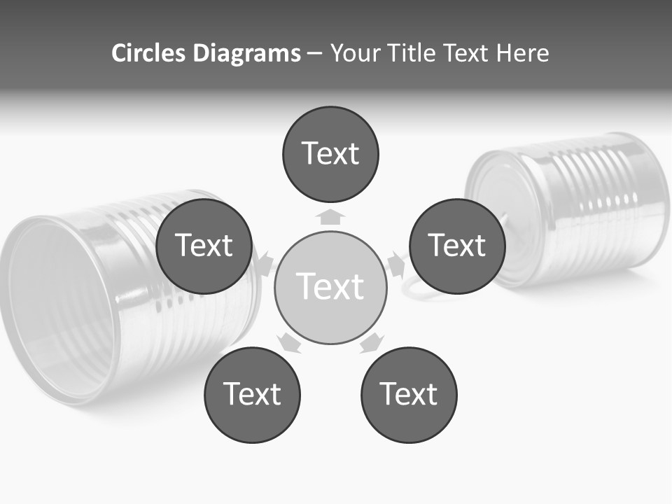 Tin Communication Thread PowerPoint Template