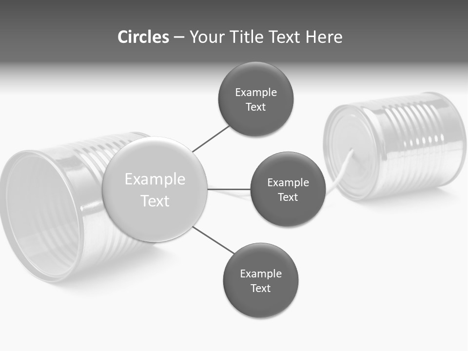 Tin Communication Thread PowerPoint Template