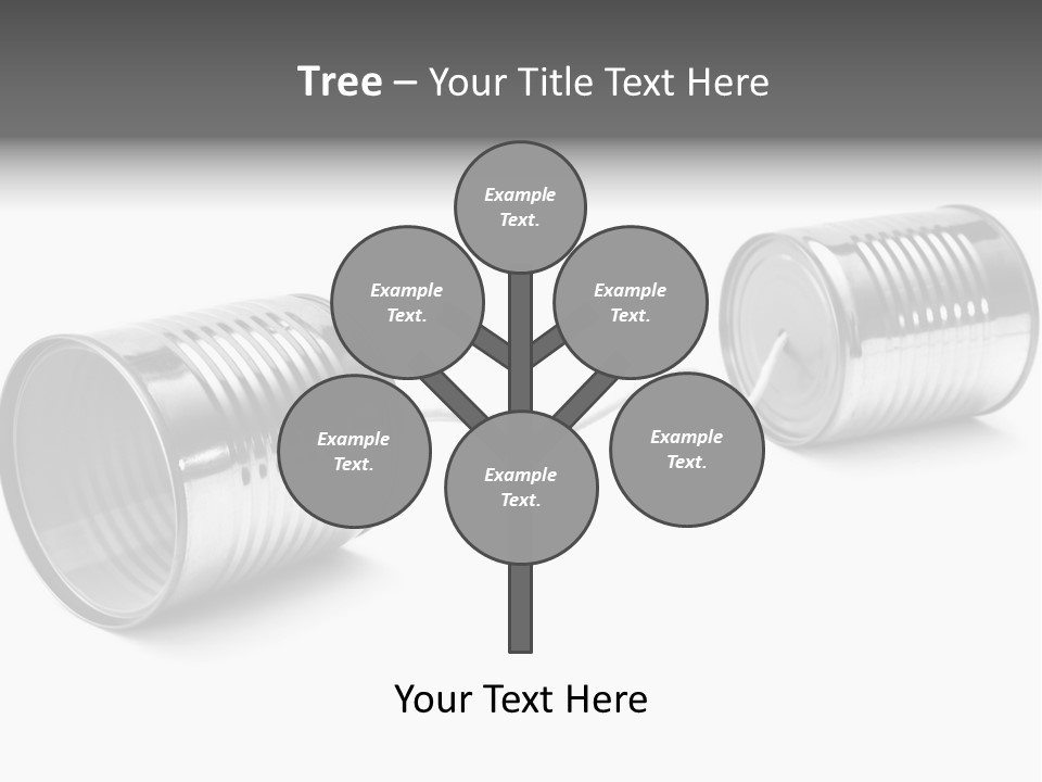 Tin Communication Thread PowerPoint Template