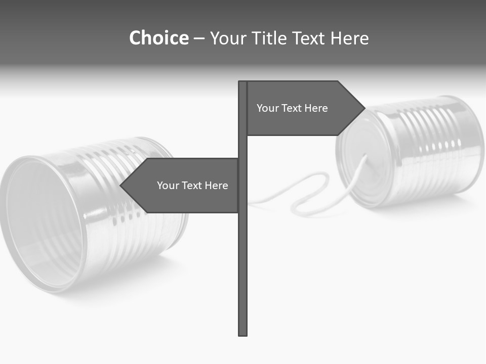 Tin Communication Thread PowerPoint Template