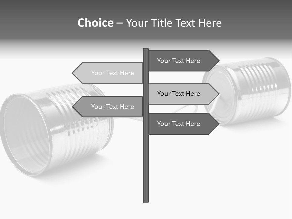 Tin Communication Thread PowerPoint Template