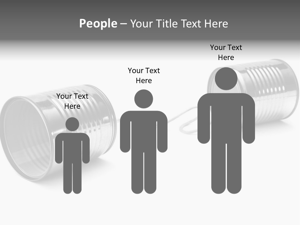 Tin Communication Thread PowerPoint Template