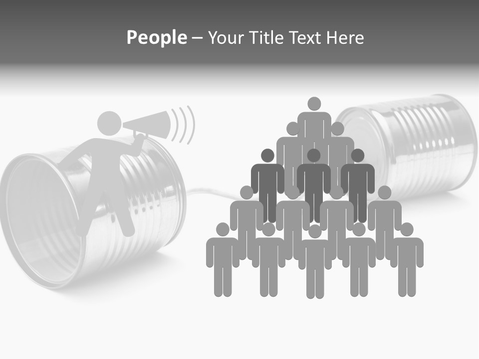 Tin Communication Thread PowerPoint Template