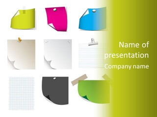 Business Abstract Clip PowerPoint Template