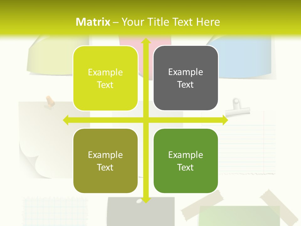 Business Abstract Clip PowerPoint Template