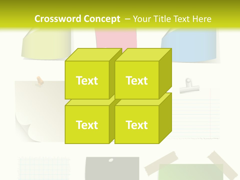 Business Abstract Clip PowerPoint Template