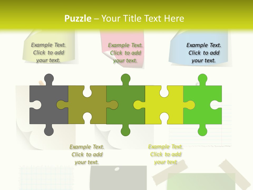 Business Abstract Clip PowerPoint Template