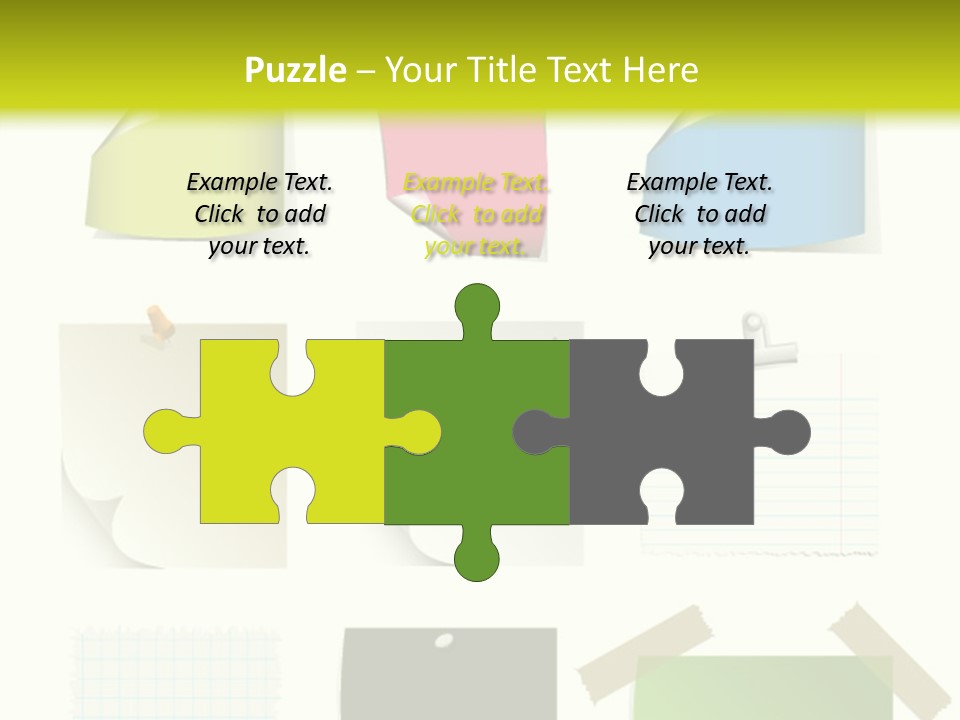 Business Abstract Clip PowerPoint Template