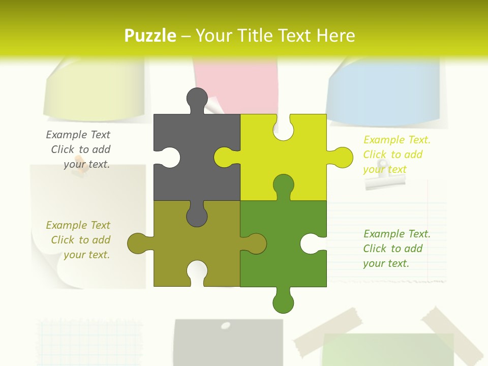 Business Abstract Clip PowerPoint Template