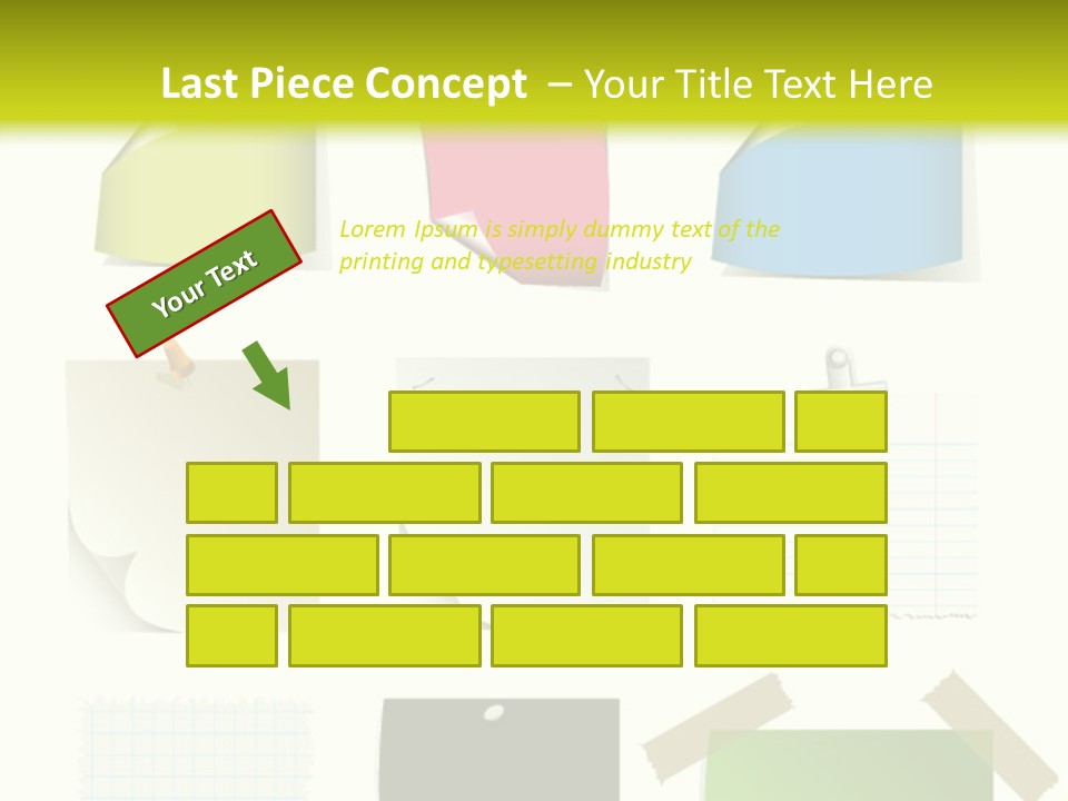 Business Abstract Clip PowerPoint Template