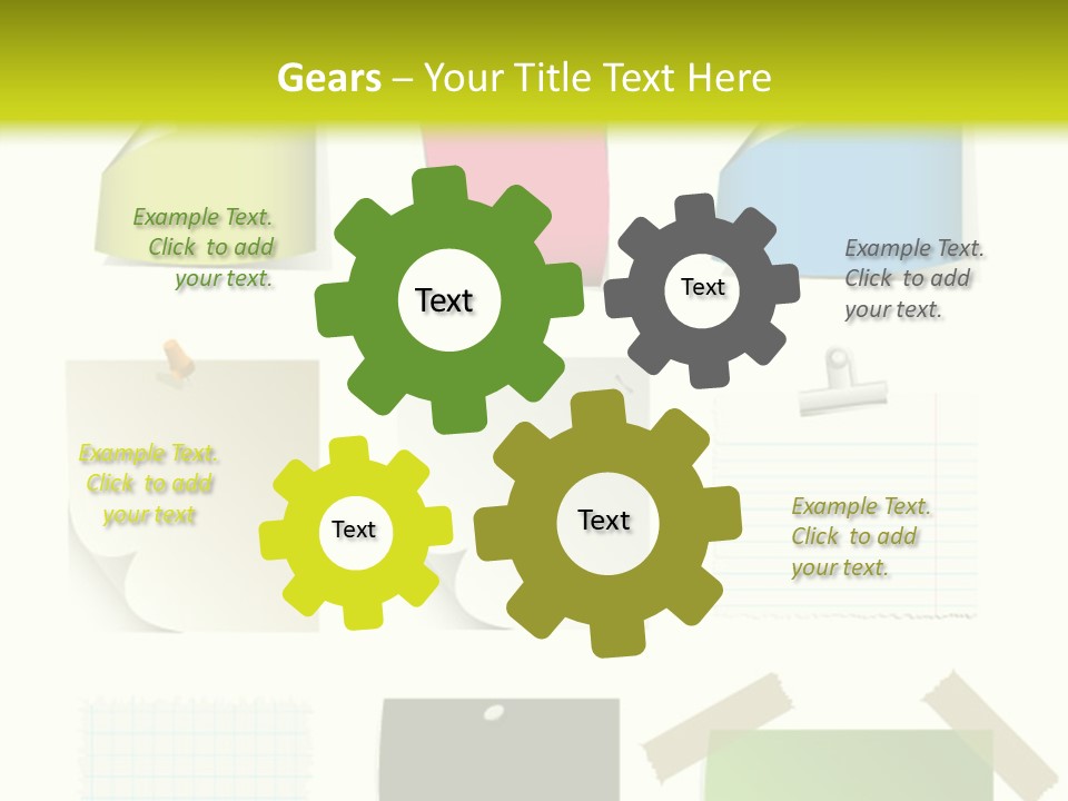 Business Abstract Clip PowerPoint Template