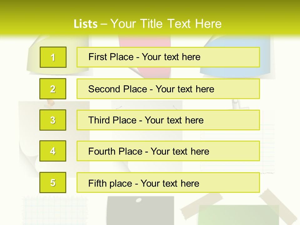 Business Abstract Clip PowerPoint Template