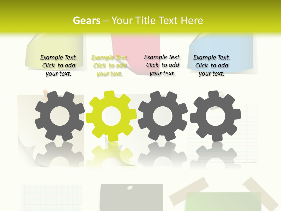 Business Abstract Clip PowerPoint Template