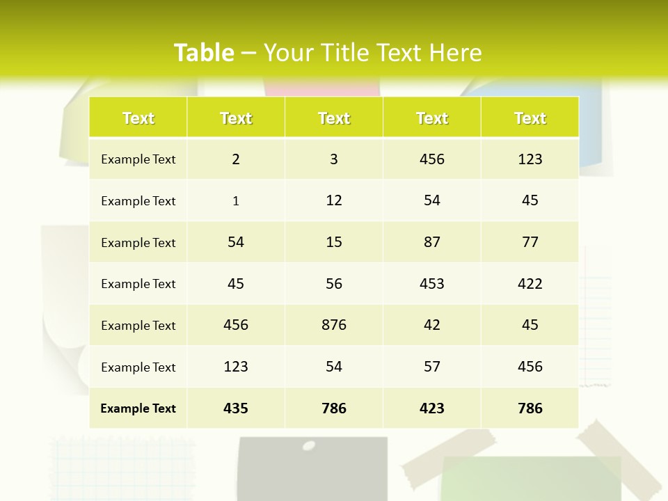 Business Abstract Clip PowerPoint Template