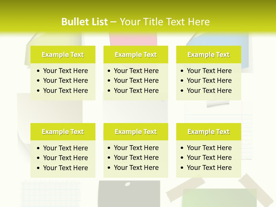 Business Abstract Clip PowerPoint Template