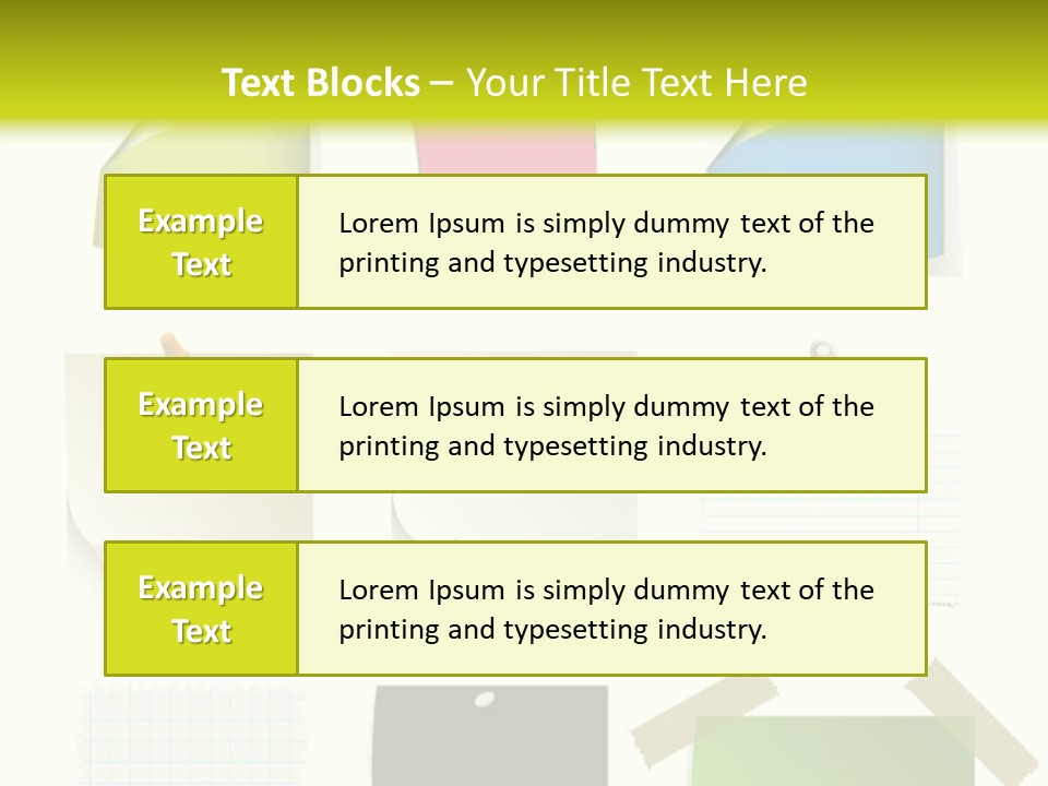 Business Abstract Clip PowerPoint Template