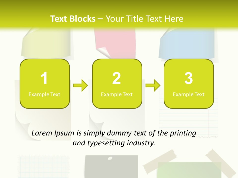 Business Abstract Clip PowerPoint Template
