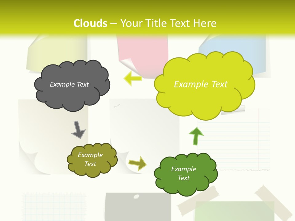 Business Abstract Clip PowerPoint Template