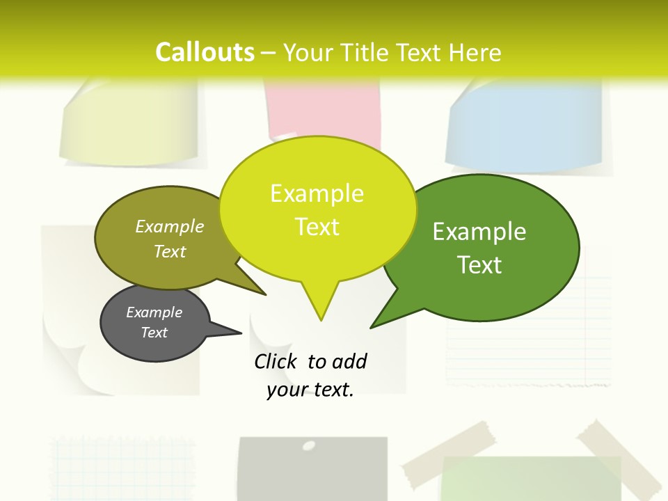 Business Abstract Clip PowerPoint Template
