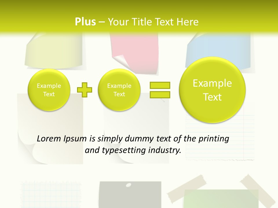 Business Abstract Clip PowerPoint Template