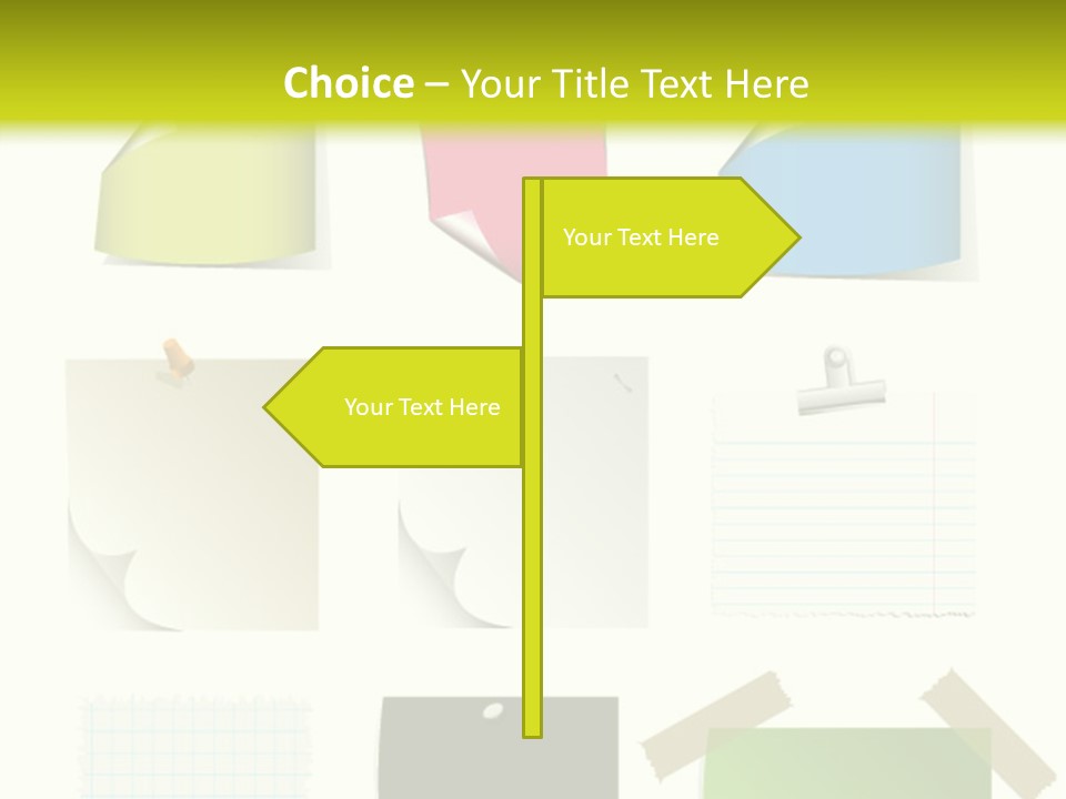 Business Abstract Clip PowerPoint Template
