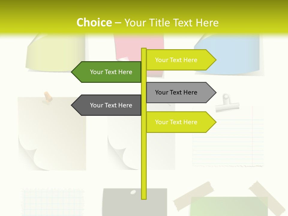 Business Abstract Clip PowerPoint Template