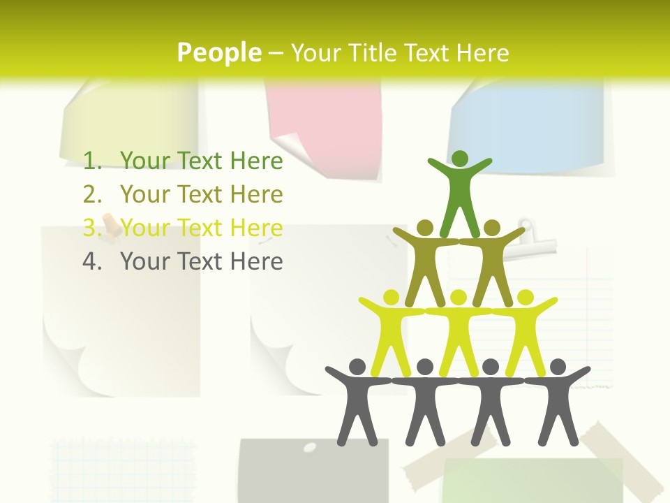 Business Abstract Clip PowerPoint Template