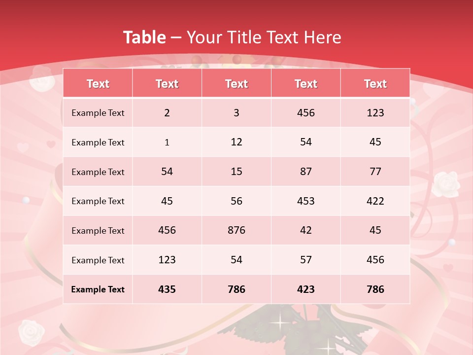 Valentine Vector Classic PowerPoint Template