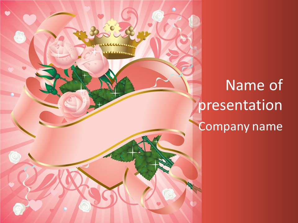 Blossom Poster Beam PowerPoint Template
