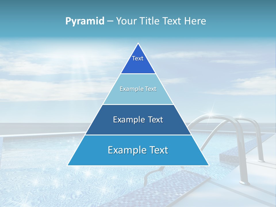 Bath Pool Nobody PowerPoint Template