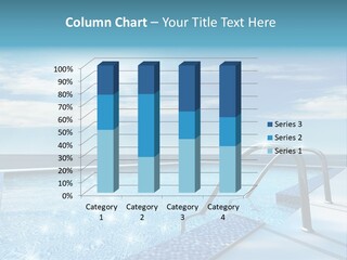 Bath Pool Nobody PowerPoint Template