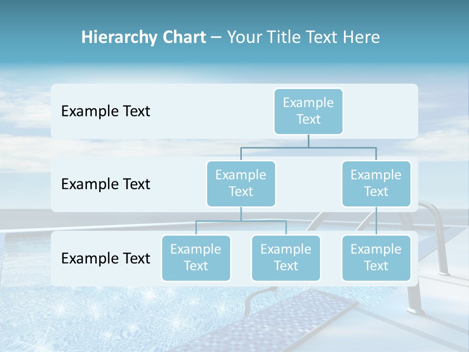 Bath Pool Nobody PowerPoint Template