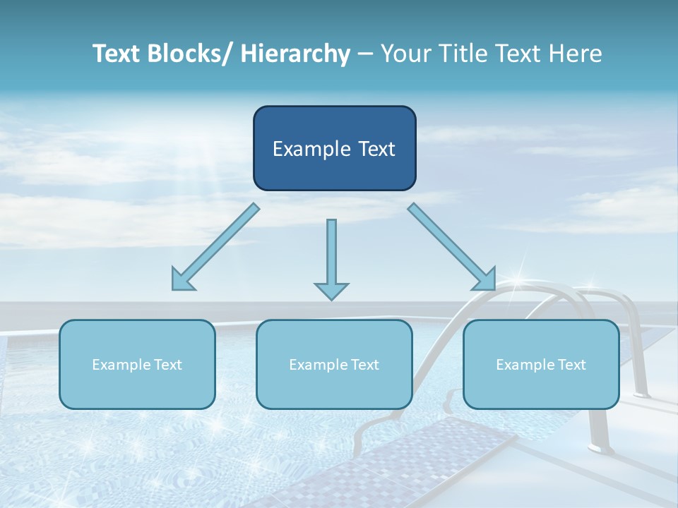 Bath Pool Nobody PowerPoint Template