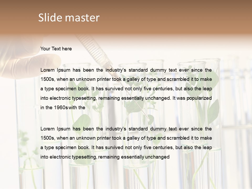 Test Liquid Scientific PowerPoint Template