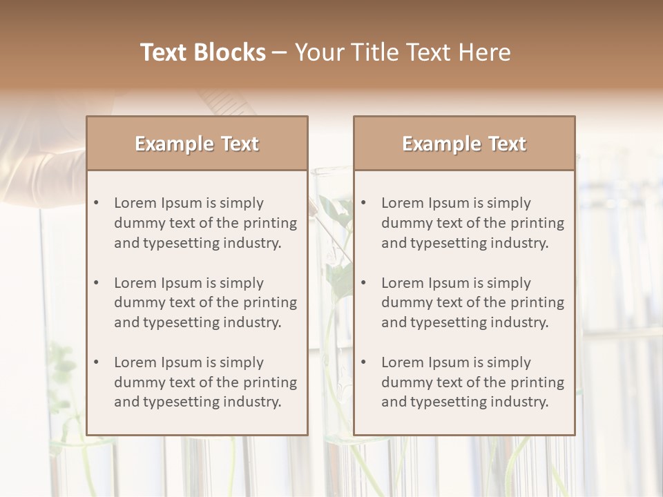 Test Liquid Scientific PowerPoint Template
