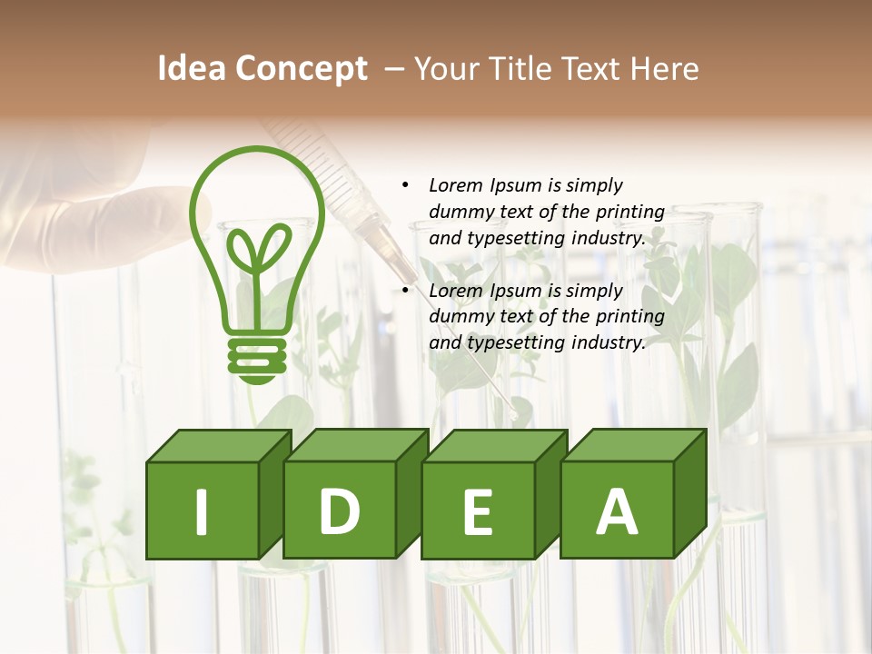 Test Liquid Scientific PowerPoint Template