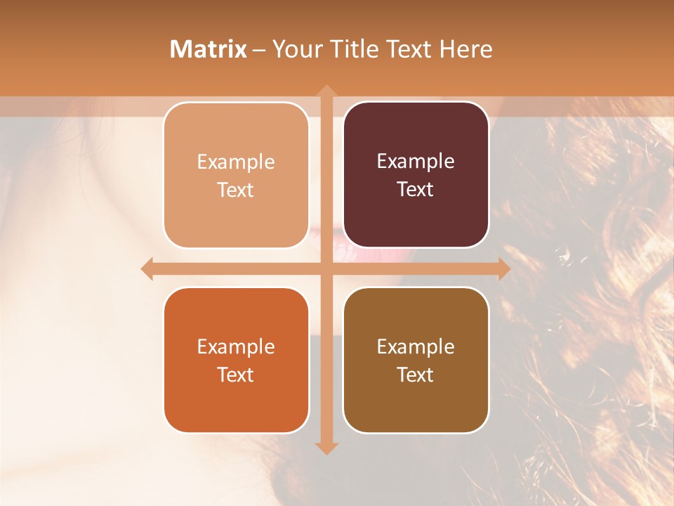 Skin Portrait Closeup PowerPoint Template