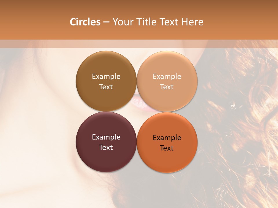 Skin Portrait Closeup PowerPoint Template