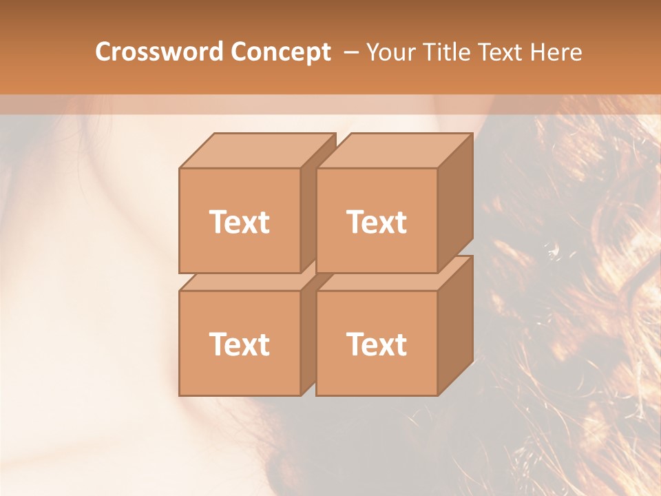 Skin Portrait Closeup PowerPoint Template